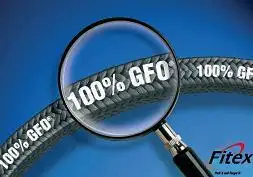 Tresse d'�tanch�it� en fibres 100% GFO : FIGRAPHE GFO � Lyon, r�sistant � de hautes temp�ratures